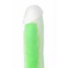 Фаллоимитатор, светящийся в темноте, Штучки-Дрючки, силикон, прозрачно-зеленый, 18 см Прозрачно-зеленый Штучки-дрючки