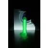 Фаллоимитатор, светящийся в темноте, Штучки-Дрючки, силикон, прозрачно-зеленый, 18 см Прозрачно-зеленый Штучки-дрючки