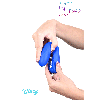 Нереалистичный вибратор L'EROINA by TOYFA Blury, 10 режимов вибрации, силикон, синий, 18,5 см, Ø 3,4 L'EROINA