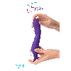 Нереалистичный вибратор L'EROINA by TOYFA Syrin, 10 режимов вибрации, силикон, фиолетовый, 21 см, Ø L'EROINA