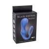 Эрекционное кольцо с анальной пробкой Double Pleasure Anal Plug Blue 4217-03Lola Синий Lola Games Back Door Collection Black Edition