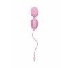 Вагинальные шарики OVO силиконовые, розовый + хром, Ø3 см Розовый OVO