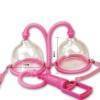 Двойная вакуумная помпа для груди Baile BI-014091-5 Прозрачный/Розовый Baile