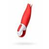 Вибратор Хай-Тек Satisfyer Vibes Power Flower, Силикон, Красный, 18,8 см Красно-белый Satisfyer