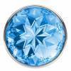 Анальная пробка со стразом Diamond Light blue Sparkle Large 4010-04Lola Голубой Lola Games Diamond
