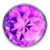 Анальная пробка со стразом Diamond Purple Sparkle Small 4009-05Lola Фиолетовый Lola Games Diamond
