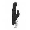 Вибратор Hi-Tech Silicone Bunny Black SH-SHT232BLK Черный Shotsmedia
