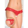 Трусики открытые кружевные красные-M/L Красный SoftLine Collection