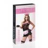 Эротический костюм Le Frivole горничной секси 02900ML Черный/Розовый Le Frivole Costumes