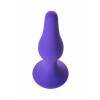 Анальная втулка Штучки-дрючки M, Силикон, Фиолетовый, 12,5 см Фиолетовый Штучки-дрючки