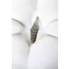 Мастурбатор нереалистичный MensMax ORB Durance, TPE, белый, 15 см Белый MensMax