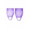Менструальная чаша Satisfyer Feel Confident, 2 шт в наборе, Силикон, Фиолетовый Satisfyer
