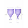 Менструальная чаша Satisfyer Feel Secure, 2 шт в наборе, Силикон, Фиолетовый Satisfyer