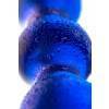 Двусторонний фаллоимитатор Sexus Glass, стекло, синий, 20,5 см Синий Sexus Glass