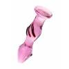 Нереалистичный фаллоимитатор Sexus Glass, Стекло, Розовый, 13 см Розовый Sexus Glass