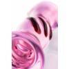 Нереалистичный фаллоимитатор Sexus Glass, Стекло, Розовый, 13 см Розовый Sexus Glass