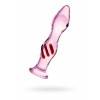 Нереалистичный фаллоимитатор Sexus Glass, Стекло, Розовый, 13 см Розовый Sexus Glass