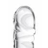 Нереалистичный фаллоимитатор Sexus Glass, Стекло, Прозрачный, 18,4 см Прозрачный Sexus Glass