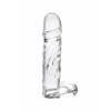 Нереалистичный фаллоимитатор Sexus Glass, Стекло, Прозрачный, 20 см Прозрачный Sexus Glass