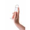 Нереалистичный фаллоимитатор Sexus Glass, стекло, прозрачный, 16 см Прозрачный Sexus Glass