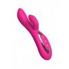 Вибратор с клиторальным стимулятором Nalone Touch2, Силикон, Розовый, 21,8 см Розово-серебристый Nalone