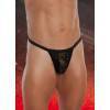 Стринги мужские со стразами черные-S/L SoftLine Collection
