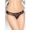 Трусики открытые черные-S/M SoftLine Collection