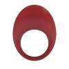Эрекционное кольцо OVO закругленной формы с ультрасильной вибрацией, силиконовое, красное Красный OVO