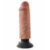 PipeDream King Cock 6" Вибратор реалистик на присоске телесный Телесный Pipedream