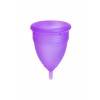 Гигиеническая менструальная чаша Eromantica, силикон, фиолетовый, S Eromantica
