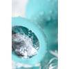 Анальный страз Штучки-Дрючки, мятный, с прозрачным кристаллом, силикон, 2,7 см Штучки-дрючки