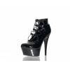 Ботинки на шнуровке черные 36р. Erolanta shoes collection