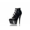 Ботинки на шнуровке черные 38р. Erolanta shoes collection
