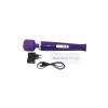 Вибромассажер, Magic Wand ,беспроводной, силикон, фиолетовый, 32 см Фиолетово-серебристый Hitachi Magic
