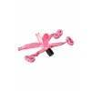 Вибратор поясной в форме зайца TOYFA, PVC, розовый, 6,5 см Розово-черный TOYFA Basic