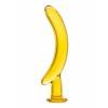 Нереалистичный фаллоимитатор Sexus Glass, Стекло, Желтый, 17 см Желтый Sexus Glass
