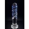 Нереалистичный фаллоимитатор Sexus Glass, Стекло, Прозрачный, 16 см Прозрачно-синий Sexus Glass