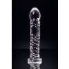 Нереалистичный фаллоимитатор Sexus Glass, Стекло, Прозрачный, 16 см Прозрачный Sexus Glass
