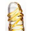Нереалистичный фаллоимитатор Sexus Glass, Стекло, Прозрачный, 16,5 см Прозрачно-желтый Sexus Glass