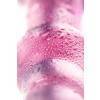 Двусторонний фаллоимитатор Sexus Glass, стекло, розовый, 18 см Розовый Sexus Glass