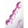 Двусторонний фаллоимитатор Sexus Glass, стекло, розовый, 18 см Розовый Sexus Glass