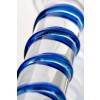 Нереалистичный фаллоимитатор Sexus Glass, стекло, прозрачный, 17 см Прозрачно-синий Sexus Glass