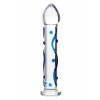 Нереалистичный фаллоимитатор Sexus Glass, Стекло, Прозрачный, 17,7 см Прозрачный Sexus Glass