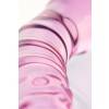 Двусторонний фаллоимитатор Sexus Glass, стекло, розовый, 20,5 см Розовый Sexus Glass