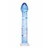 Нереалистичный фаллоимитатор Sexus Glass, Стекло, Прозрачный, 19 см Прозрачно-синий Sexus Glass