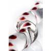 Нереалистичный фаллоимитатор Sexus Glass, Стекло, Прозрачный, 22,7 см Прозрачно-красный Sexus Glass