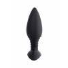 Анальная втулка Lovense Hush (S), силикон, черный, 12,1 см Lovense