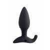 Анальная втулка Lovense Hush (S), силикон, черный, 12,1 см Lovense