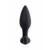 Анальная втулка Lovense Hush (S), силикон, черный, 12,1 см Lovense