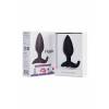 Анальная втулка Lovense Hush (S), силикон, черный, 12,1 см Lovense
